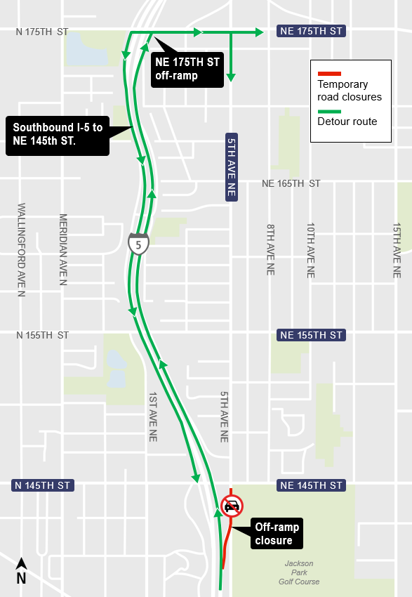 Map of detour 1