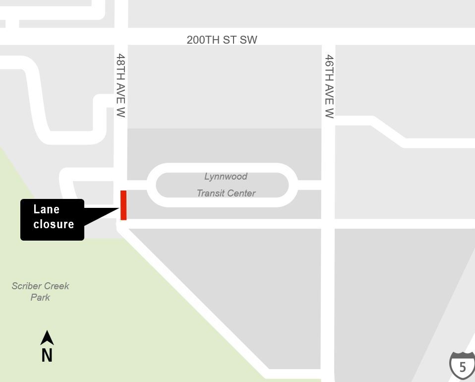 48th lane closure