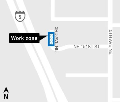 Work zone for welding.