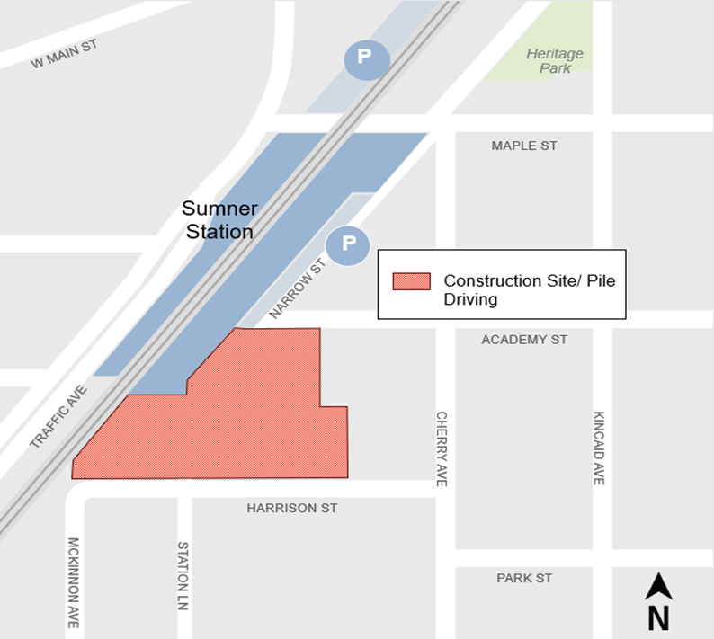 Map of sumner station