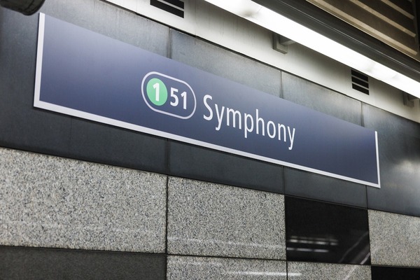 Symphony Station sign 