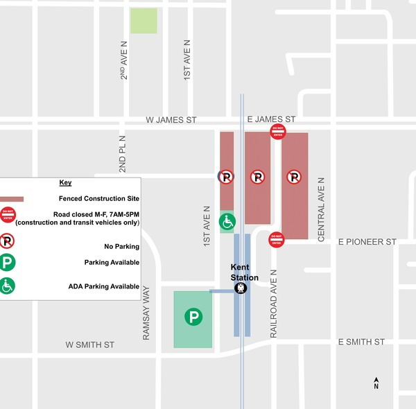 Map of closures.