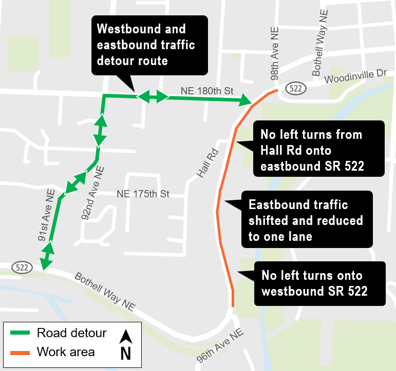 Map showing the impacts as described in this alert.