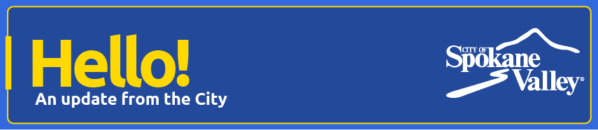 Header that reads: Hello! An update from the City