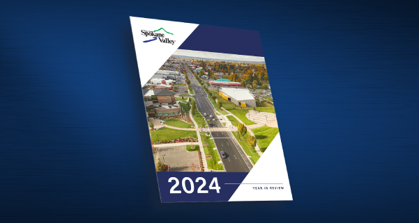 The cover for the City of Spokane Valley 2024 Accomplishments Folio