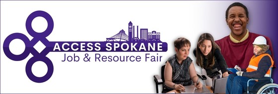 Access Spokane Job and Resource Fair Promo Banner Image