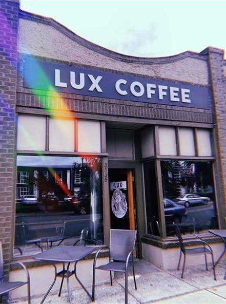 Photo of LUX cafe storefront