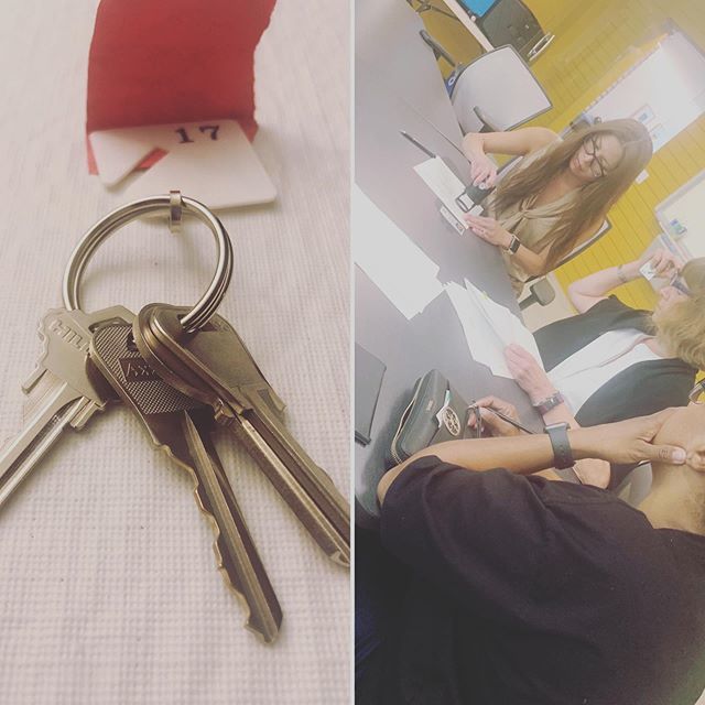 Love By The Slice Bakery and Catering Company getting keys to new storefront