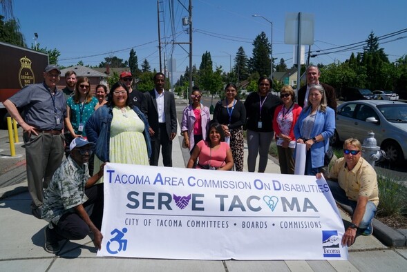 CM Diaz at the TACOD 64th St and Pacific event