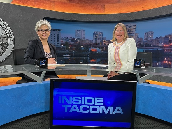 CM Rumbaugh at the Inside Tacoma studio. 