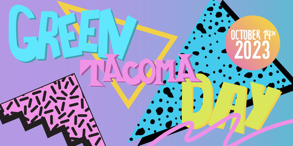 Green Tacoma Day Banner