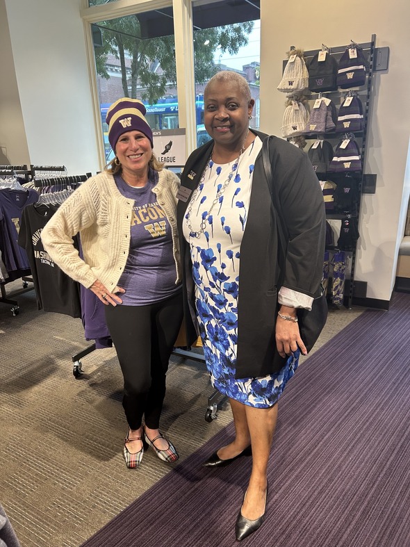 CM Rumbaugh and Chancellor Sheila Edwards Lange