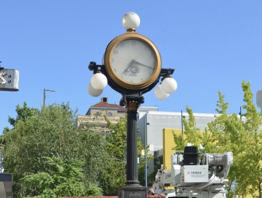 Historic broadway clock