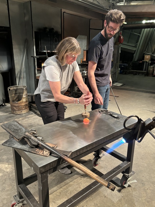 I had the opportunity to make glass medallions with City of Tacoma logo. Thank you to the Museum of Glass staff for all their assistance.