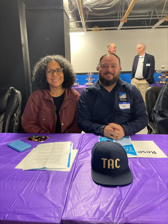 CM Bushnell and Congresswoman Marilyn Strickland 