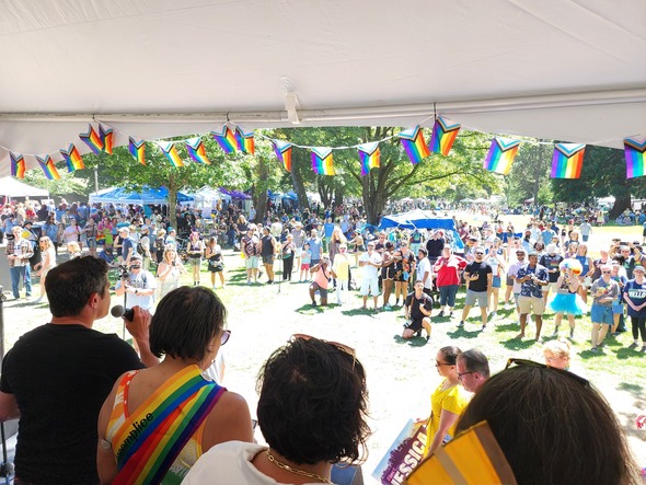 CM Bushnell at Tacoma Pride 