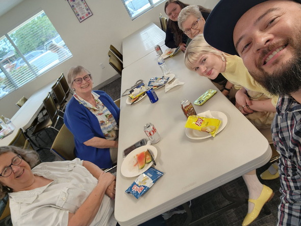 National Night Out with Birney/Baker group