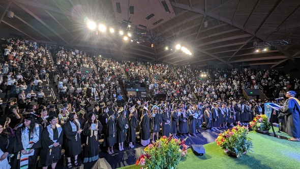 commencement at the UEI College Tacoma’s Class of 2025 graduation