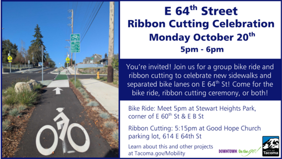 E 64th Street Ribbon Cutting Flyer
