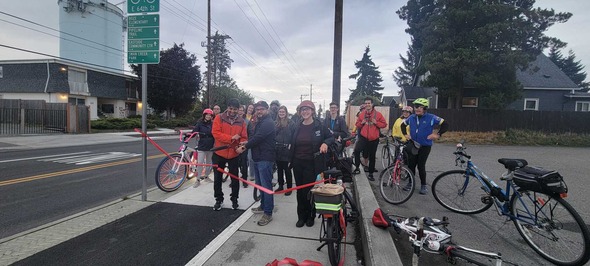 Ribbon cutting event