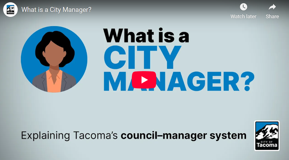 What is a City Manager cover image for video