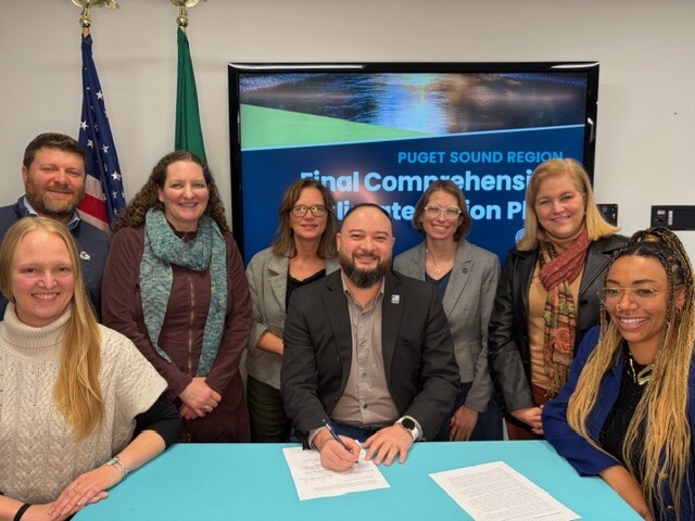 a moment from a Puget Sound Clean Air Agency board meeting where we launched the Comprehensive Climate Action Plan