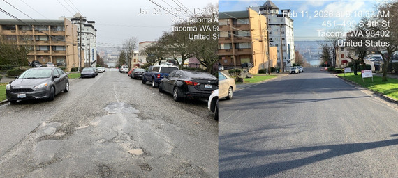 South 4th from St. Helens to Fawcett