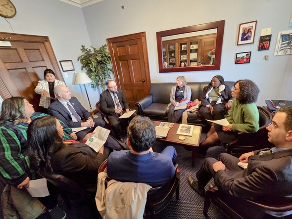 Tacoma City Council delegation meeting with Congresswoman Strickland in DC 
