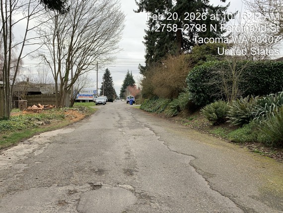 StOps Residential Pave N Ferdinand St Before