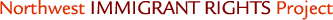 Northwest Immigrant Rights Project logo.
