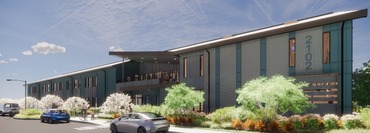 Graphic rendering of Multicultural Child and Family Hope Center's new Cora Whitley Family Center.
