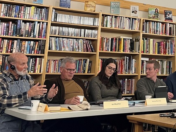 Charter Review Commissioners at Blaine Library 