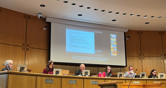 Councilmembers at the dais 