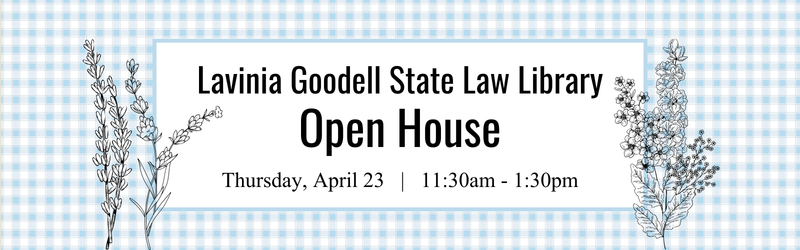 National Library Week open house banner