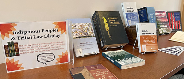 Display of library books