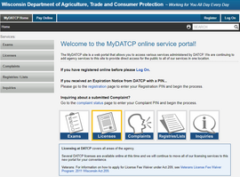 MyDATCP Portal