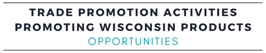 Trade Promotion Opportunities
