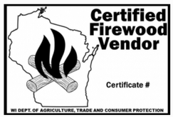 DATCP certified firewood stamp