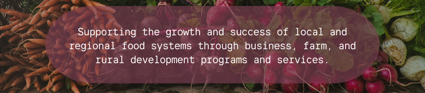image of produce with words overlaid