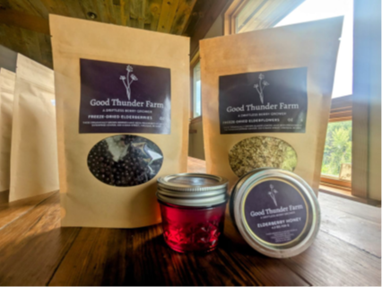 New value-added product of freeze-dried elderberries