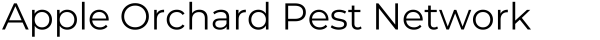 Title: Apple Orchard Pest Network