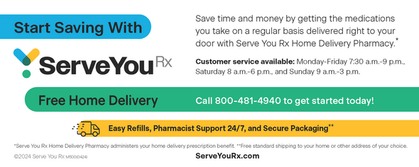 Start Saving with ServeYou RX Navitus Mail Service