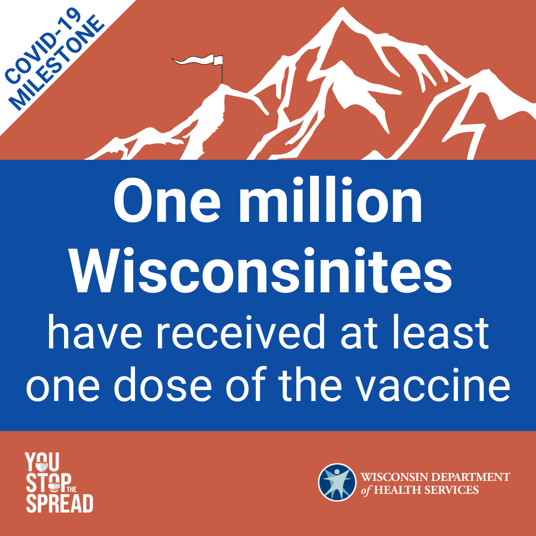 1 million Wisconsinites vaccinated