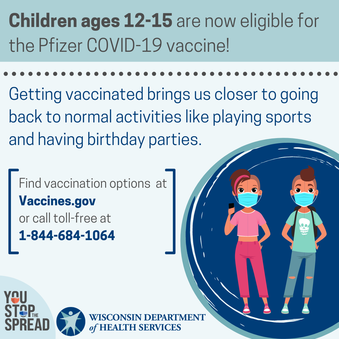 12015 now eligible for the vaccine