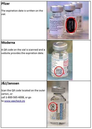 Vaccine labels