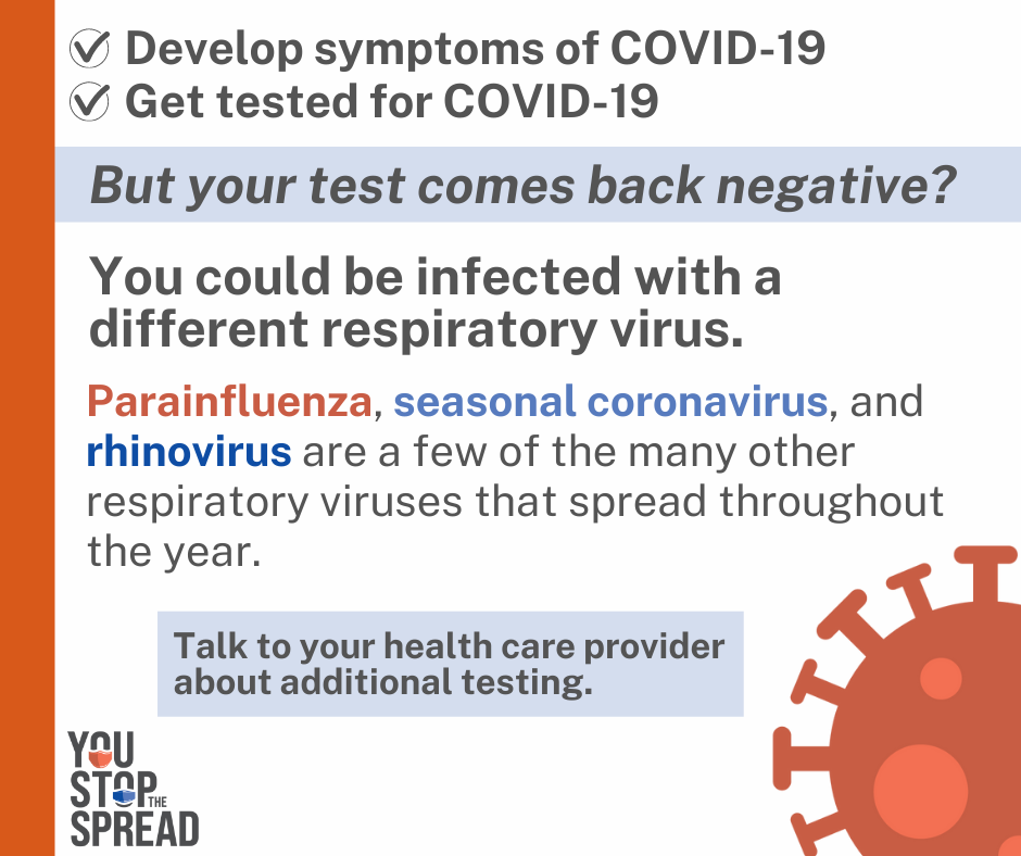 Get a COVID-19 test if you are feeling sick.