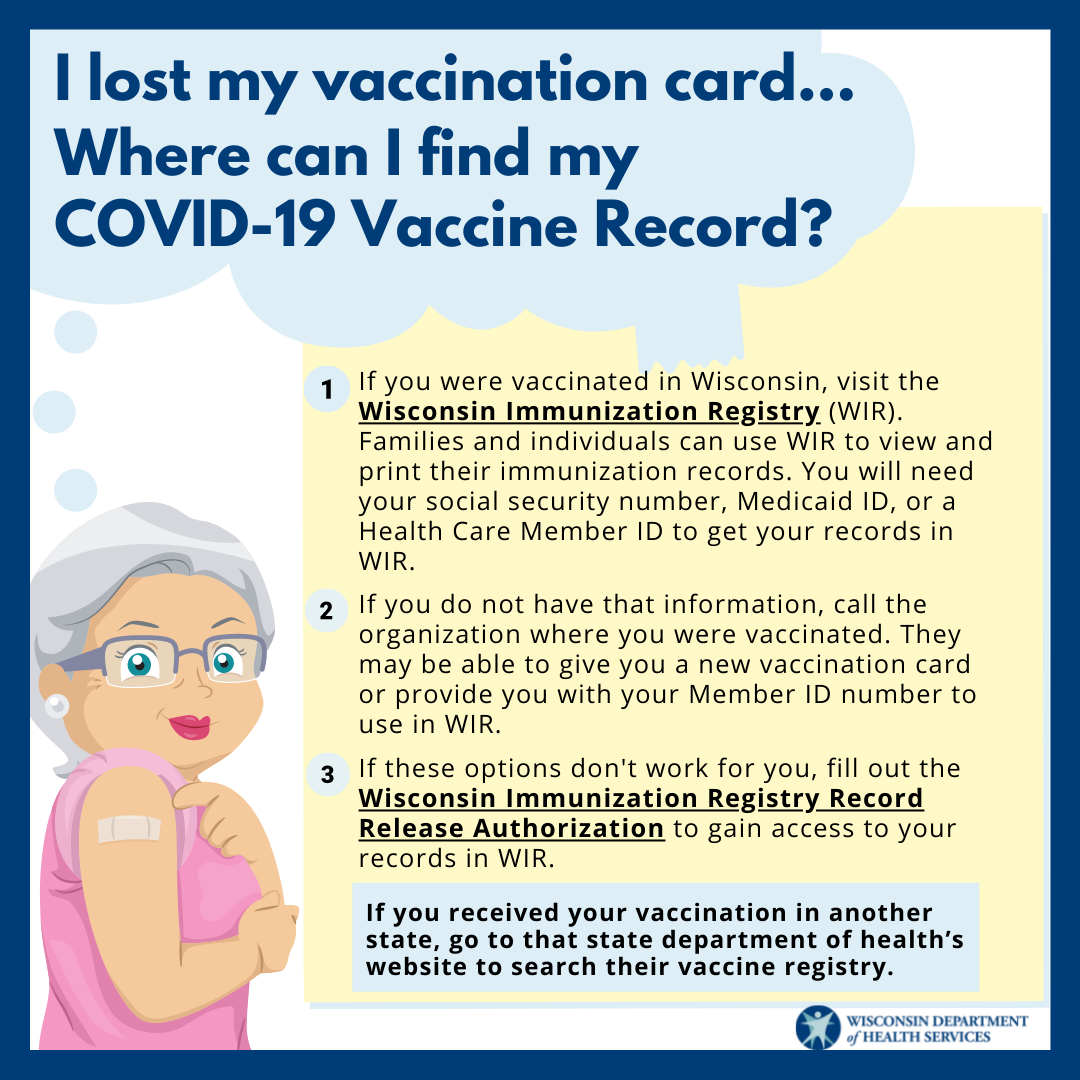 Learn how to locate your COVID-19 vaccine record.