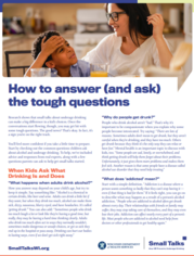 How to answer (and ask) the tough questions