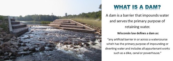 A dam is