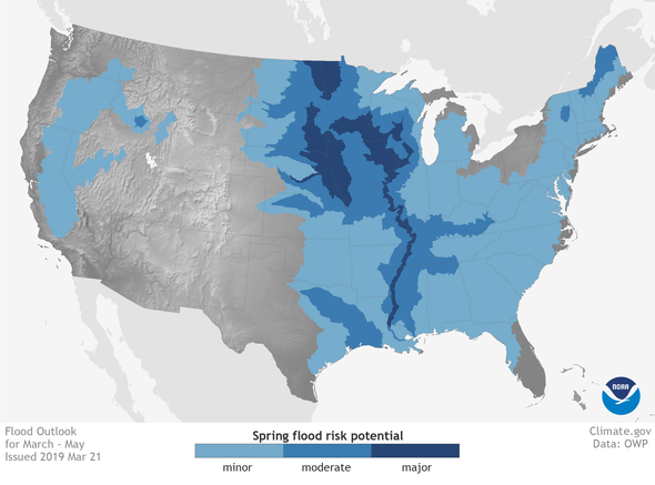 NOAA Spring Flood Forecast